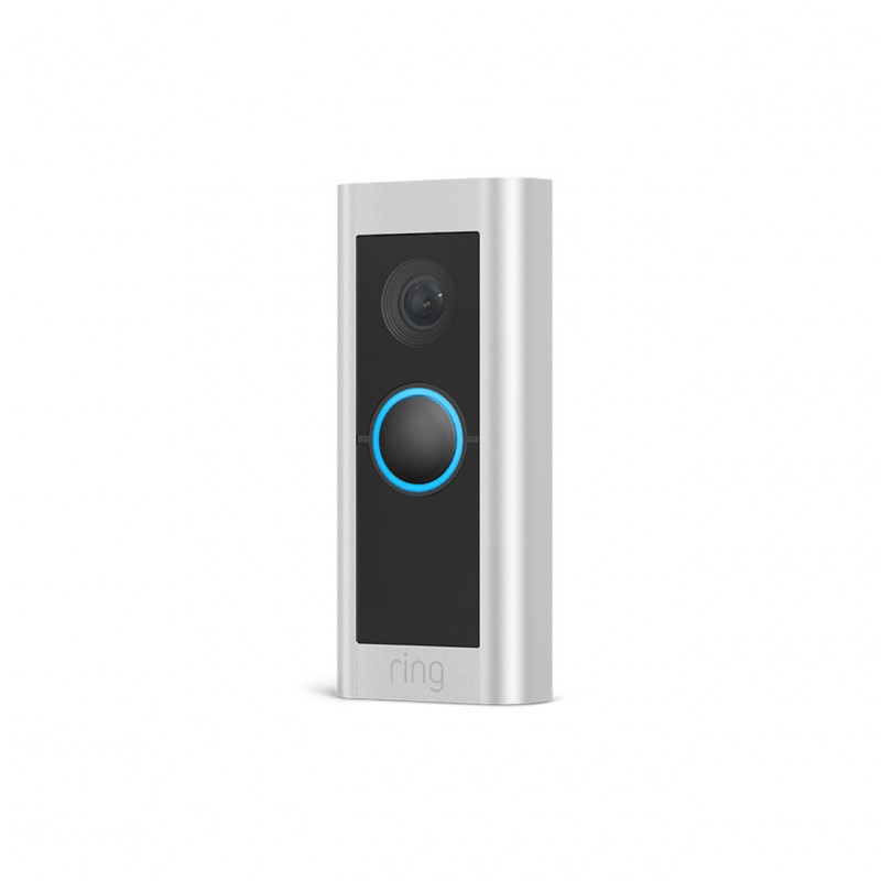 Ring Video Doorbell Pro 2 Hardwired Nikkeli, Satiini teräs