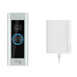 Ring Video Doorbell Pro 2 Plug-in Nikkeli, Satiini teräs