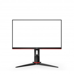 AOC G2 Q24G2A BK tietokoneen litteä näyttö 60,5 cm (23.8") 2560 x 1440 pikseliä Musta, Punainen