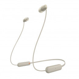 Sony WI-C100 Kuulokkeet Langaton In-ear Puhelut Musiikki Bluetooth Beige