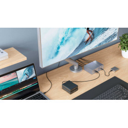 Targus HyperDrive GEN2 Thunderbolt 3 40000 Mbit s Harmaa