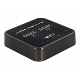 DeLOCK 64177 tallennusaseman telakointiasema USB 3.2 Gen 2 (3.1 Gen 2) Type-C Musta