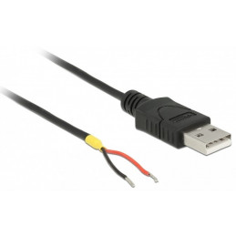 DeLOCK 85664 USB-kaapeli 1,5 m USB 2.0 USB A Musta