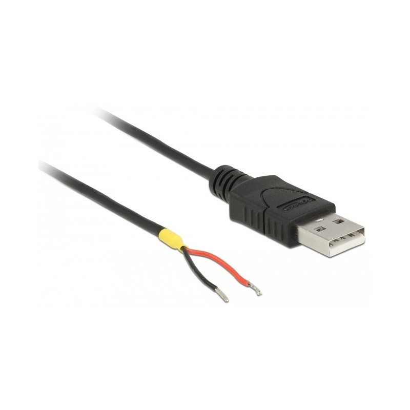 DeLOCK 85664 USB-kaapeli 1,5 m USB 2.0 USB A Musta