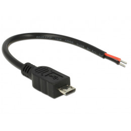 DeLOCK 82697 USB-kaapeli 0,1 m USB 2.0 Micro-USB B Musta