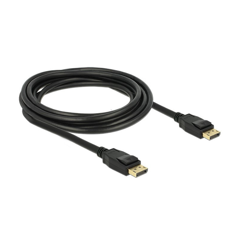 DeLOCK 3m Displayport 1.2a Musta