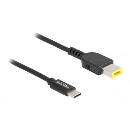 DeLOCK 87970 virtajohto Musta 1,5 m USB C 1.0 x 4.5 mm