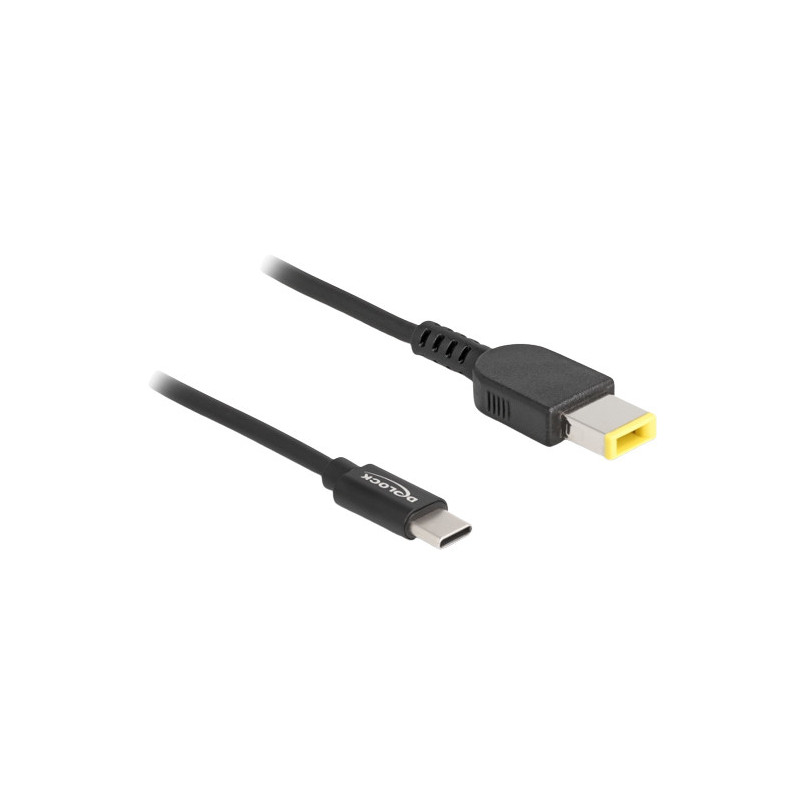 DeLOCK 87970 virtajohto Musta 1,5 m USB C 1.0 x 4.5 mm