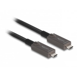 DeLOCK 84146 videokaapeli-adapteri 5 m USB Type-C Musta