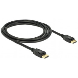 DeLOCK 2m Displayport 1.2a Musta