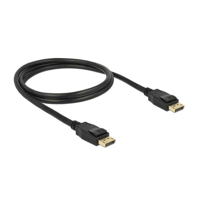 DeLOCK 1m Displayport 1.2a Musta