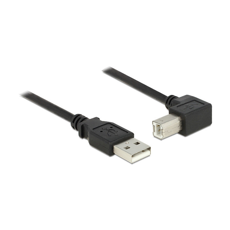 DeLOCK 2m USB 2.0 USB-kaapeli USB A USB B Musta