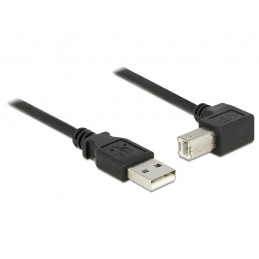 DeLOCK 1.5m, USB 2.0-A   USB 2.0-B USB-kaapeli 1,5 m USB A USB B Musta