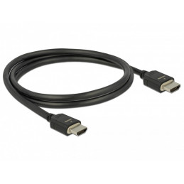 DeLOCK 85293 HDMI-kaapeli 1 m HDMI-tyyppi A (vakio) Musta