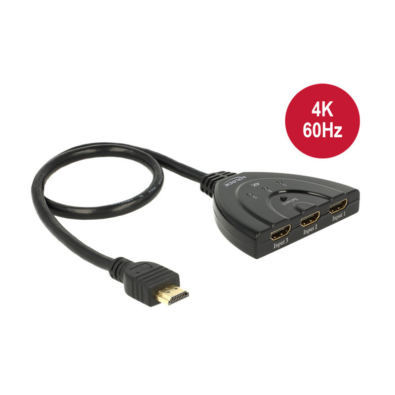 DeLOCK 18600 videokytkin HDMI