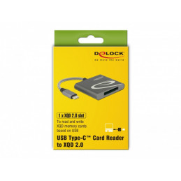 DeLOCK 91746 kortinlukija USB 3.2 Gen 1 (3.1 Gen 1) Type-C Antrasiitti