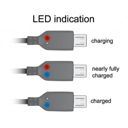 DeLOCK USB 2.0-A - USB micro-B, 1.5m USB-kaapeli 1,5 m USB A Micro-USB B Musta