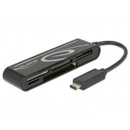 DeLOCK 91739 kortinlukija USB 2.0 Musta