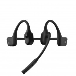 Shokz OpenComm UC - Black Kuulokkeet Langaton Ear-hook Toimisto puhelukeskus Bluetooth Musta