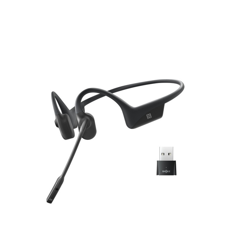 Shokz OPENCOMM UC Kuulokkeet Langaton Kannettava Puhelut Musiikki USB Type-C Bluetooth Musta