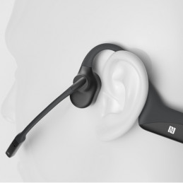 Shokz OpenComm Kuulokkeet Langaton Kannettava Puhelut Musiikki USB A-tyyppi Bluetooth Musta