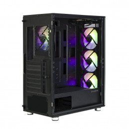 Zalman I3 Neo ATX Mid Tower PC Case Mesh front for efficient cooling Pre-installed fan 3 Midi Tower Musta