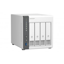 QNAP TS-433 NAS Tower Ethernet LAN Valkoinen Cortex-A55