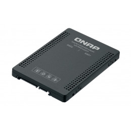 QNAP QDA-A2MAR tallennusaseman kotelo SSD-kotelo Musta M.2
