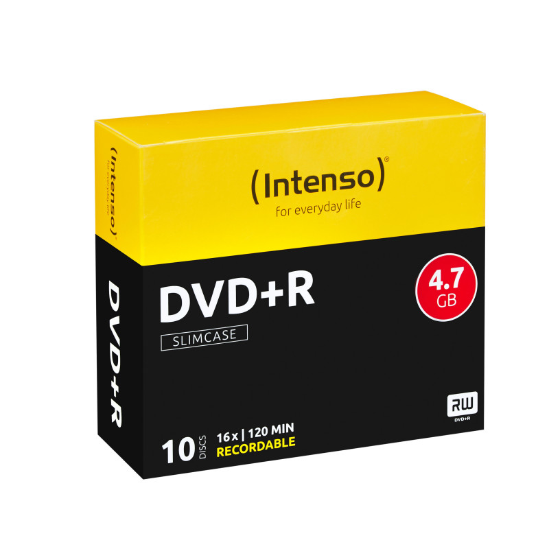 Intenso DVD+R 4.7 GB 16x 4,7 GB 10 kpl