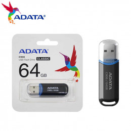 ADATA C906 USB-muisti 64 GB USB A-tyyppi 2.0 Musta