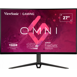 Viewsonic VX Series VX2718-2KPC-MHDJ tietokoneen litteä näyttö 68,6 cm (27") 2560 x 1440 pikseliä Quad HD Musta