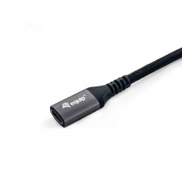 Equip 128370 USB-kaapeli 0,5 m USB 3.2 Gen 2 (3.1 Gen 2) USB C Musta