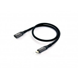 Equip 128371 USB-kaapeli 1 m USB 3.2 Gen 2 (3.1 Gen 2) USB C Musta