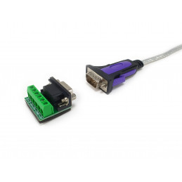 Equip 133387 sarjakaapeli Harmaa 1,5 m USB A-tyyppi DB-9