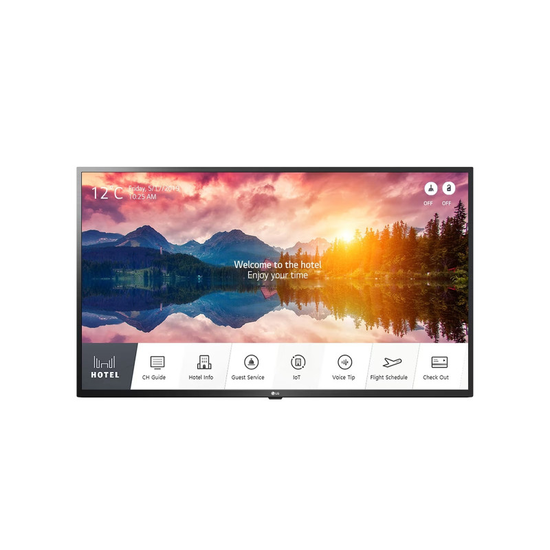 LG 43'' UHD Hotel TV 109,2 cm (43") 4K Ultra HD Älytelevisio Musta 20 W