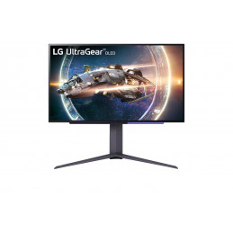 LG 27GR95QE-B tietokoneen litteä näyttö 67,3 cm (26.5") 2560 x 1440 pikseliä Quad HD OLED Musta