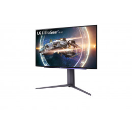 LG 27GR95QE-B tietokoneen litteä näyttö 67,3 cm (26.5") 2560 x 1440 pikseliä Quad HD OLED Musta