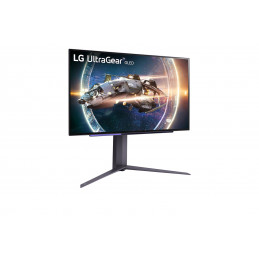 LG 27GR95QE-B tietokoneen litteä näyttö 67,3 cm (26.5") 2560 x 1440 pikseliä Quad HD OLED Musta