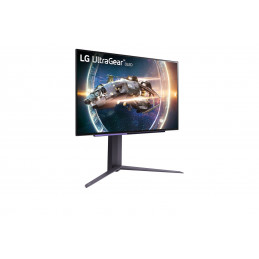 LG 27GR95QE-B tietokoneen litteä näyttö 67,3 cm (26.5") 2560 x 1440 pikseliä Quad HD OLED Musta