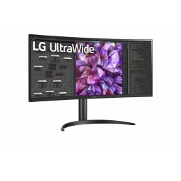 LG 34WQ75C-B tietokoneen litteä näyttö 86,4 cm (34") 3440 x 1440 pikseliä Quad HD LCD Musta