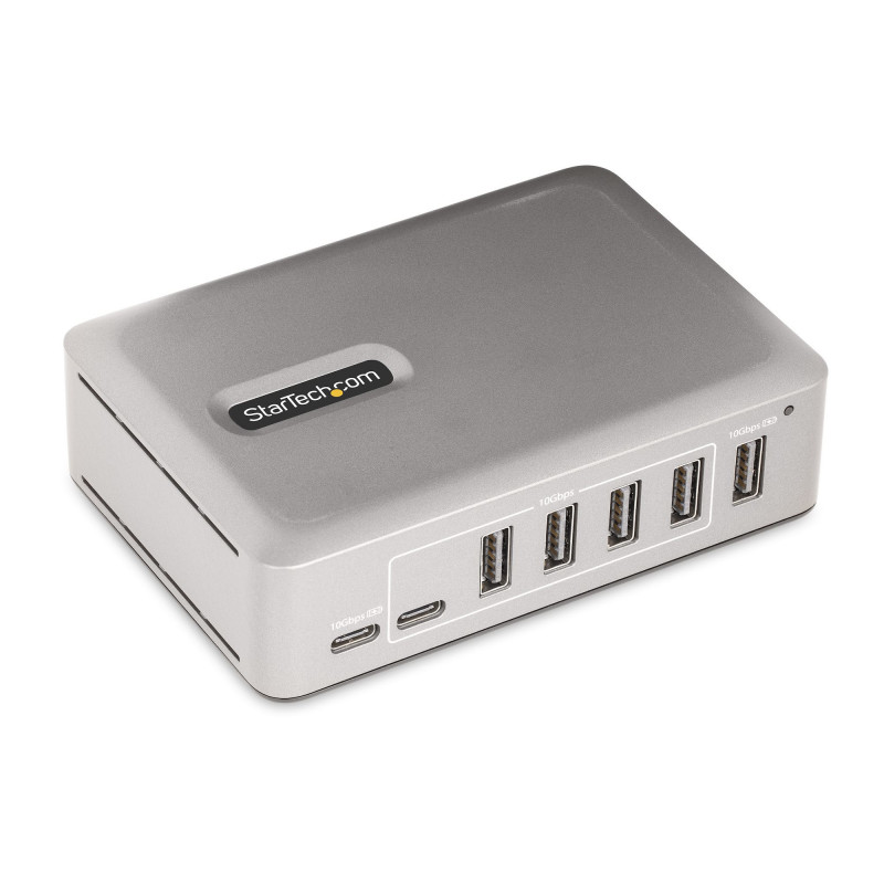 StarTech.com 10G5A2CS-USB-C-HUB keskitin USB 3.2 Gen 2 (3.1 Gen 2) Type-C 10000 Mbit s Hopea