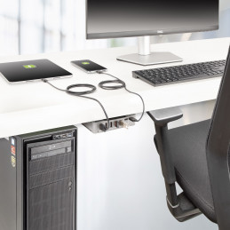 StarTech.com 10G5A2CS-USB-C-HUB keskitin USB 3.2 Gen 2 (3.1 Gen 2) Type-C 10000 Mbit s Hopea