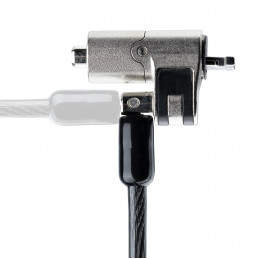 StarTech.com NANOK-LAPTOP-LOCK kaapelilukko Musta, Hopea 2 m