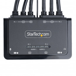 StarTech.com C2-DD46-UA2-CBL-KVM KVM-kytkin Musta