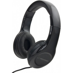 Esperanza EH138K kuulokkeet ja kuulokemikrofoni Langallinen Pääpanta Musiikki Musta
