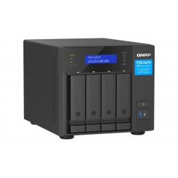 QNAP TVS-H474 NAS Tower Ethernet LAN Musta G7400