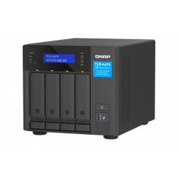 QNAP TVS-H474 NAS Tower Ethernet LAN Musta G7400