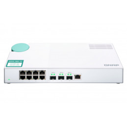 QNAP QSW-308-1C verkkokytkin Hallitsematon Gigabit Ethernet (10 100 1000) Valkoinen