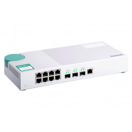 QNAP QSW-308-1C verkkokytkin Hallitsematon Gigabit Ethernet (10 100 1000) Valkoinen
