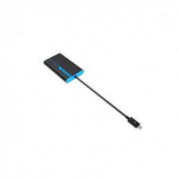 Sapphire 44005-02-20G videokaapeli-adapteri 0,28 m Thunderbolt 3 2 x HDMI Sininen, Harmaa
